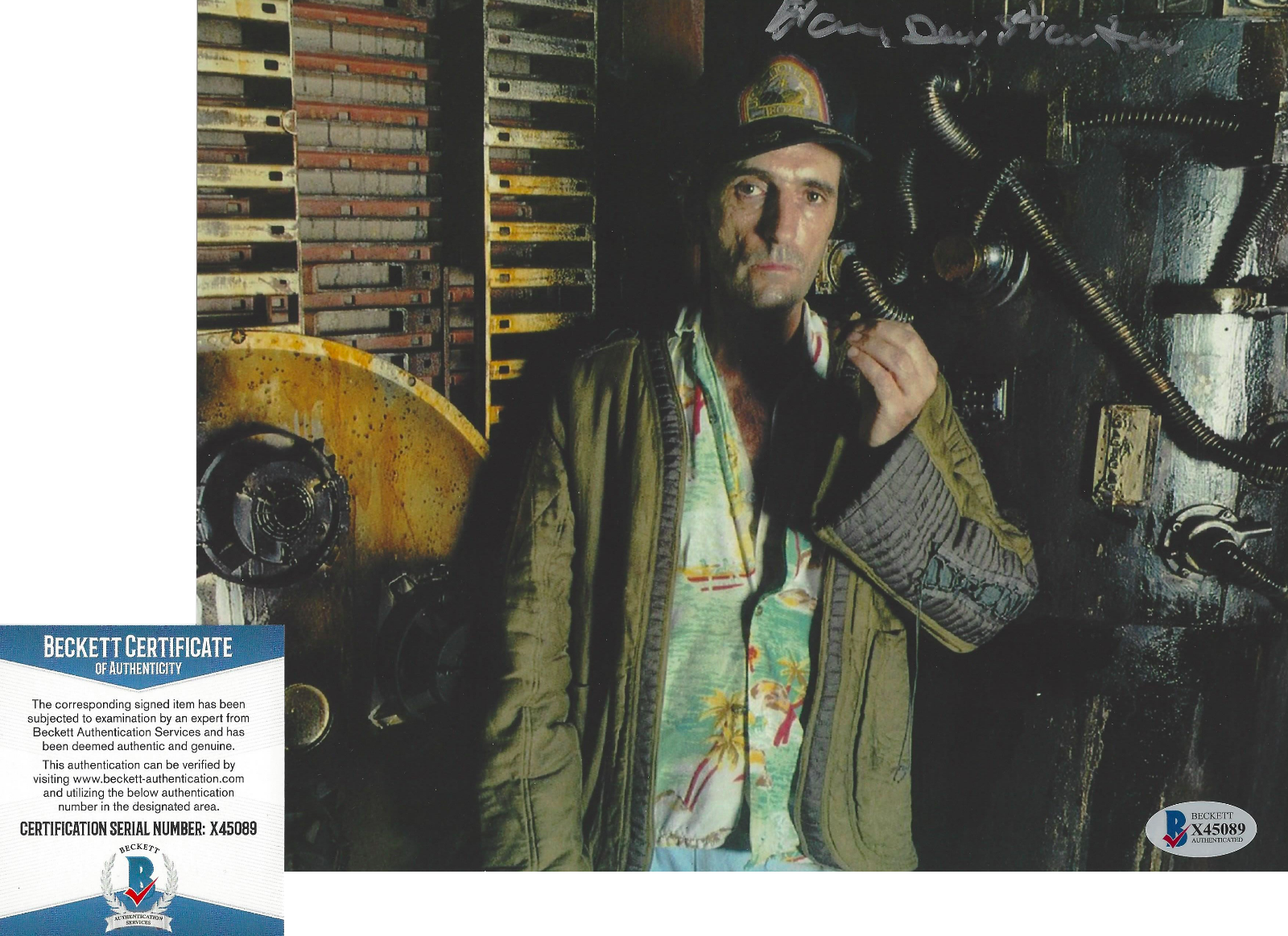 HARRY DEAN STANTON SIGNED 'ALIEN' 8x10 MOVIE Photo Poster painting 2 ACTOR BECKETT COA BAS