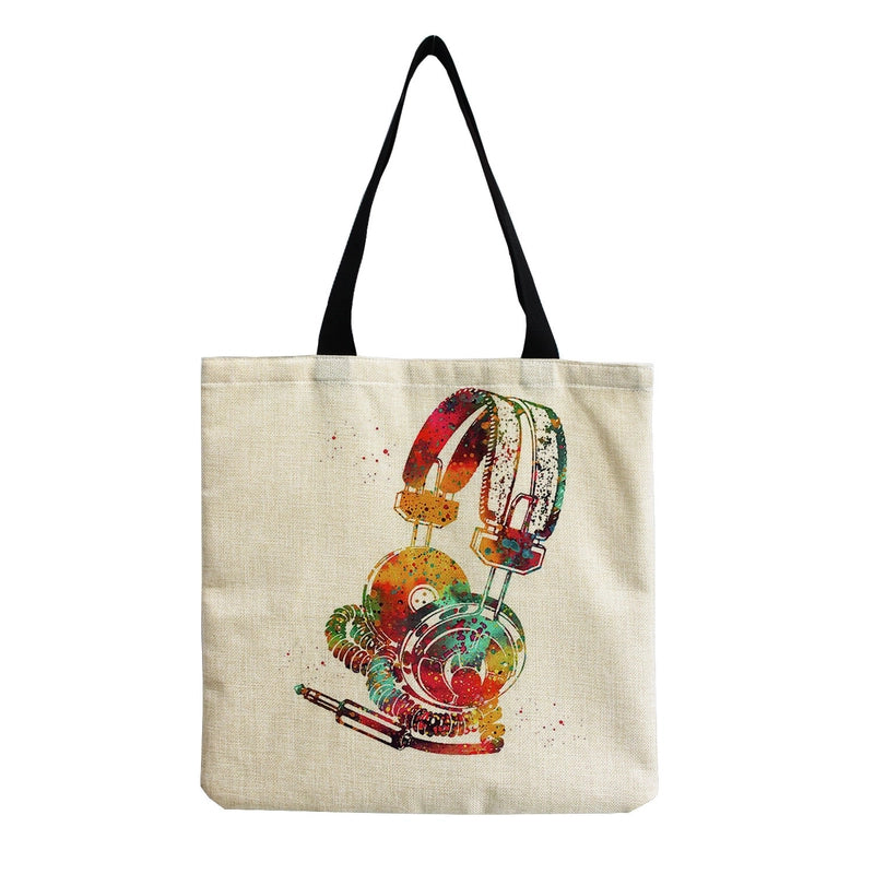 Source Piano Printed Casual Bag Harajuku Style Fashion Shoulder Bag Student Large Capacity Handbag