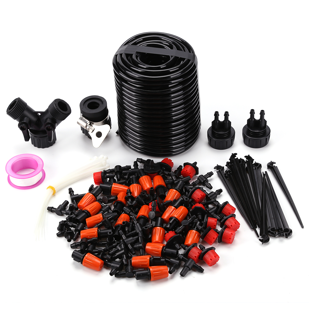 

116pcs Irrigation System Garden Hose Automatic Watering Kit DIY Micro Drip, 501 Original