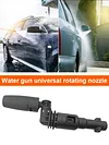360 Degree Rotating Car Wash Nozzle Adjustable Angle Washer Tips Turbo for Lavor