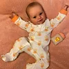 [Heartbeat Coos🔊 & Breath]Weighted 20" Realistic Reborn Baby Doll Janelle Girl Toddler Doll 2024 with Chubby and Flexible Limbs - RBBI-Myrebornbabydoll® Myrebornbabydoll®