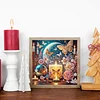 Flowers Candle - Diamond Painting - Partial Special Shaped Drill(Canvas|30*30cm)
