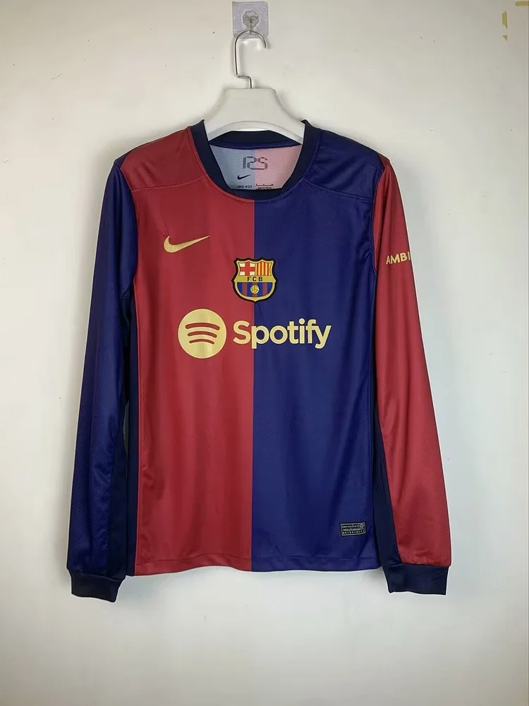 2024/25 Barcelona Home Long Sleeve Shirt