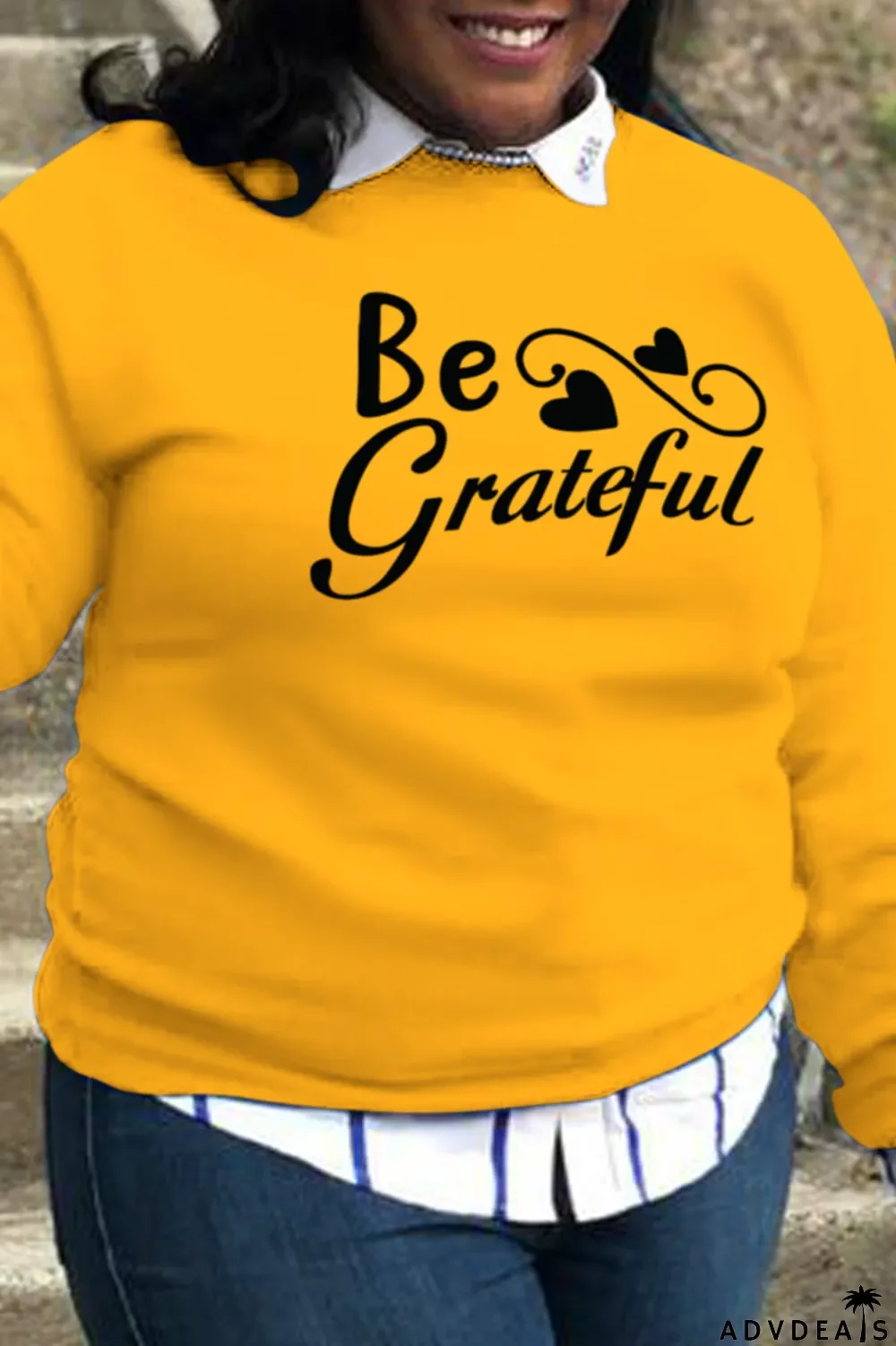 Grey Casual Vintage Print Letter O Neck Tops