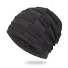 Men Vintage Warm Knitted Beanie Hat Outdoor Tactical Hat With Fleece Lining by Inlyline