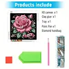 Rosa Rose speziell geformte 5D DIY Teilbohrer Diamanten Punkte Edelsteinkunst-Kits f&uuml;r Erwachsene Anf&auml;nger Wohndekoration Diamanten Gem&auml;lde Edelsteink