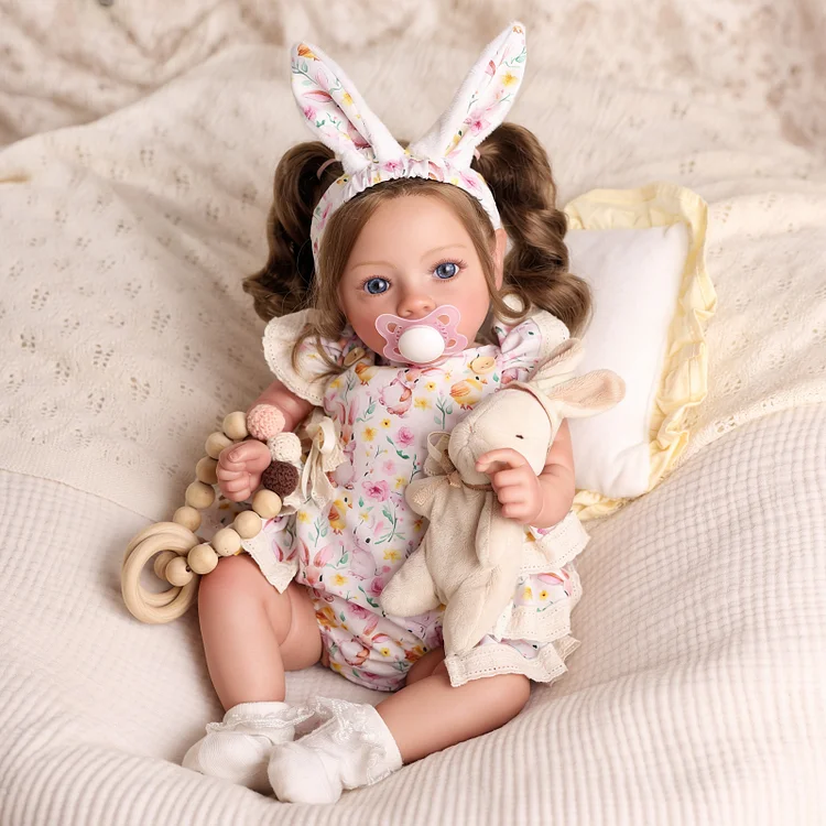 Babeside Quiet Reborn Baby Daisy 20'' Toddler Girl Emotional Comfort Companion