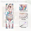 4Pcs Rainbow Ballerina DIY Diamond Painting Bookmark with Crystal Pendants Diamond Painting Art Bookmarks Special Shape for DIY Making Beginners Adult Arts Craft Supplies
