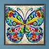 Diamond Painting -DIY Round Drill Mosaic Butterfly(40x40cm)