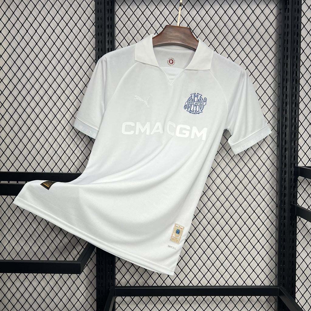 2024-2025 Olympique Marseille 125th Anniversary white Football Shirt 1:1 Thai Quality