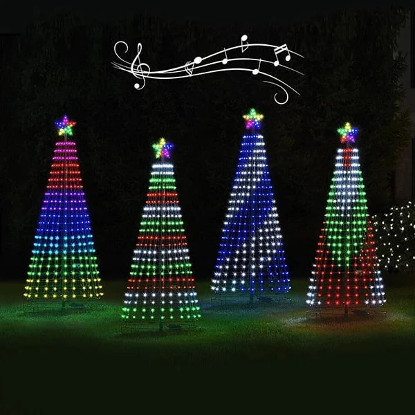 🌈Early Christmas Discounts🎄Multi-color LED animated outdoor Christmas tree
