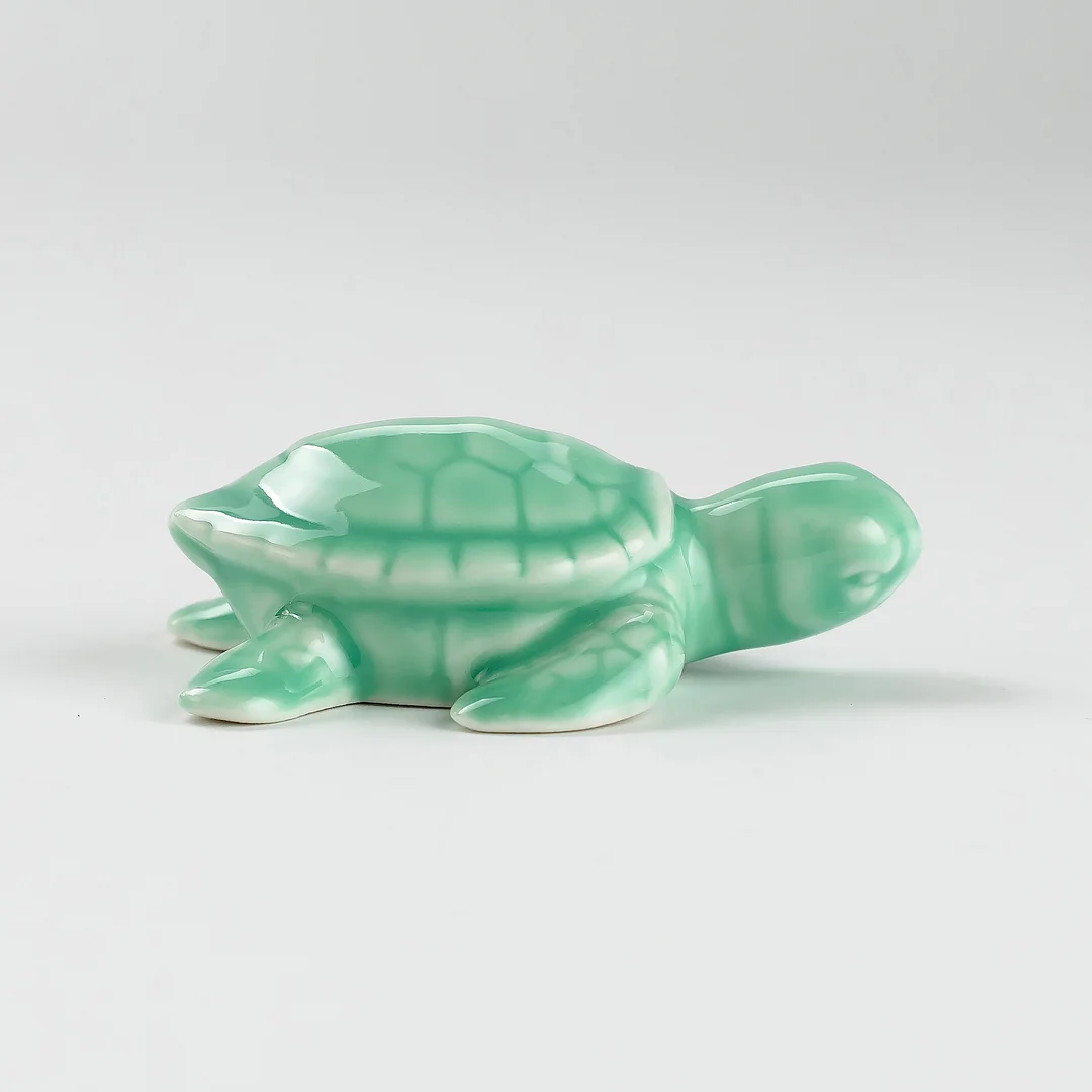 2 Baby Sea Turtle Porcelain Toilet Bolt Covers
