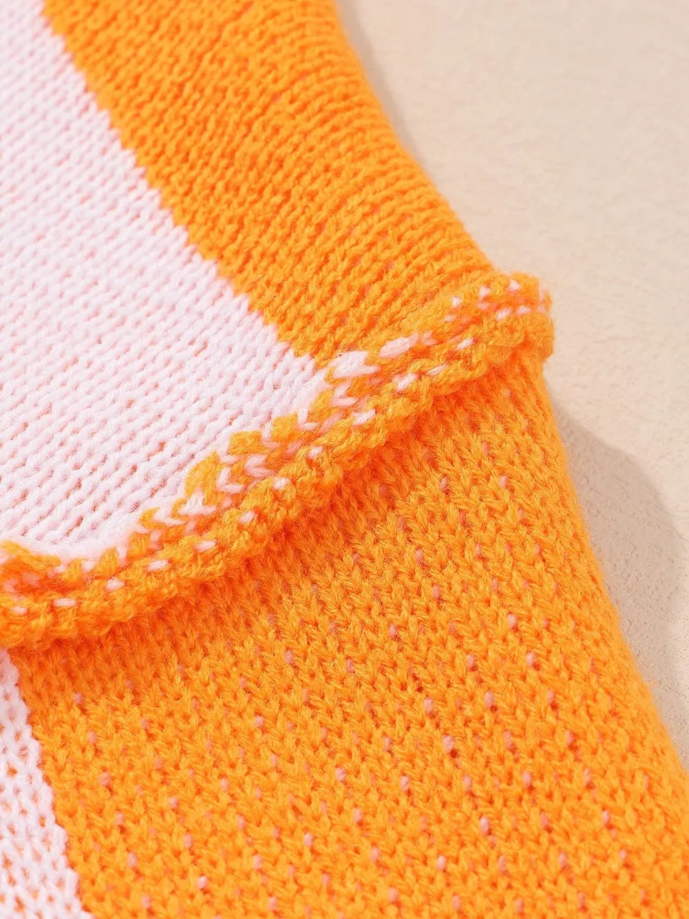 Everyday Checkered Knit Sweater