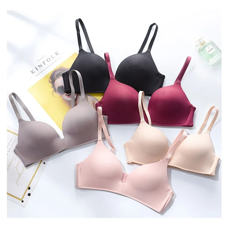 Sexy Push Up Bra Lingerie Deep U Cup Bras For Women Seamless Bra Wireless Bralette Backless Plunge Intimates Female Underwear