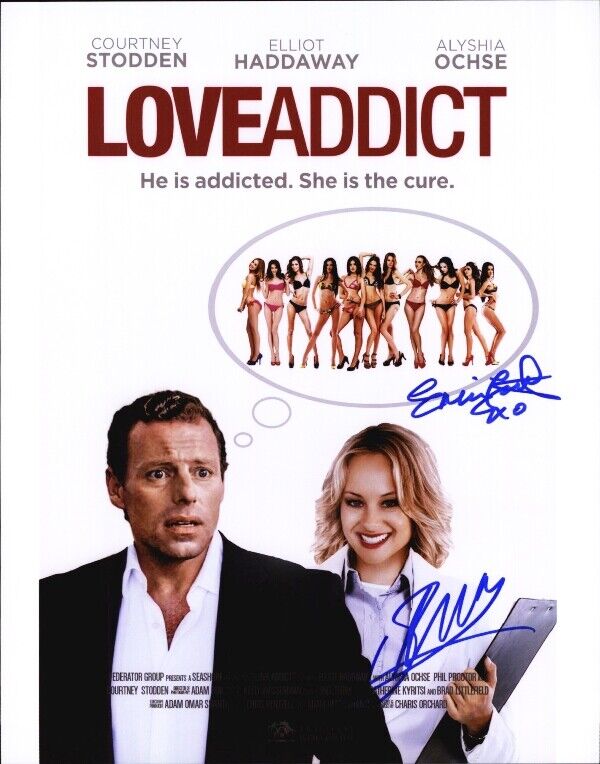 Erin Gavin & Elliot Haddaway authentic signed 8x10 Photo Poster painting |CERT 51816b1