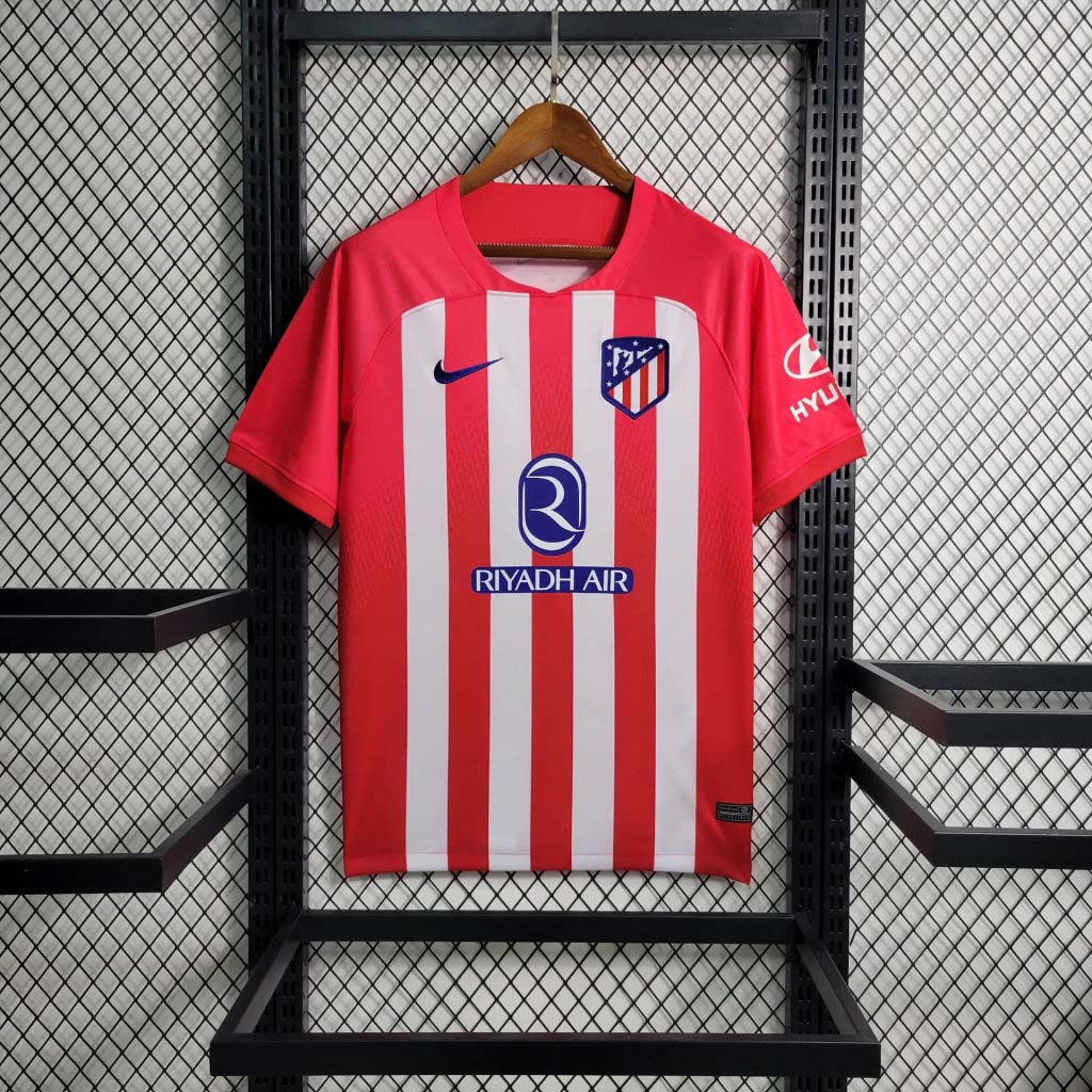 2023-2024 Atletico Madrid Home Football Shirt 1:1 Thai Quality