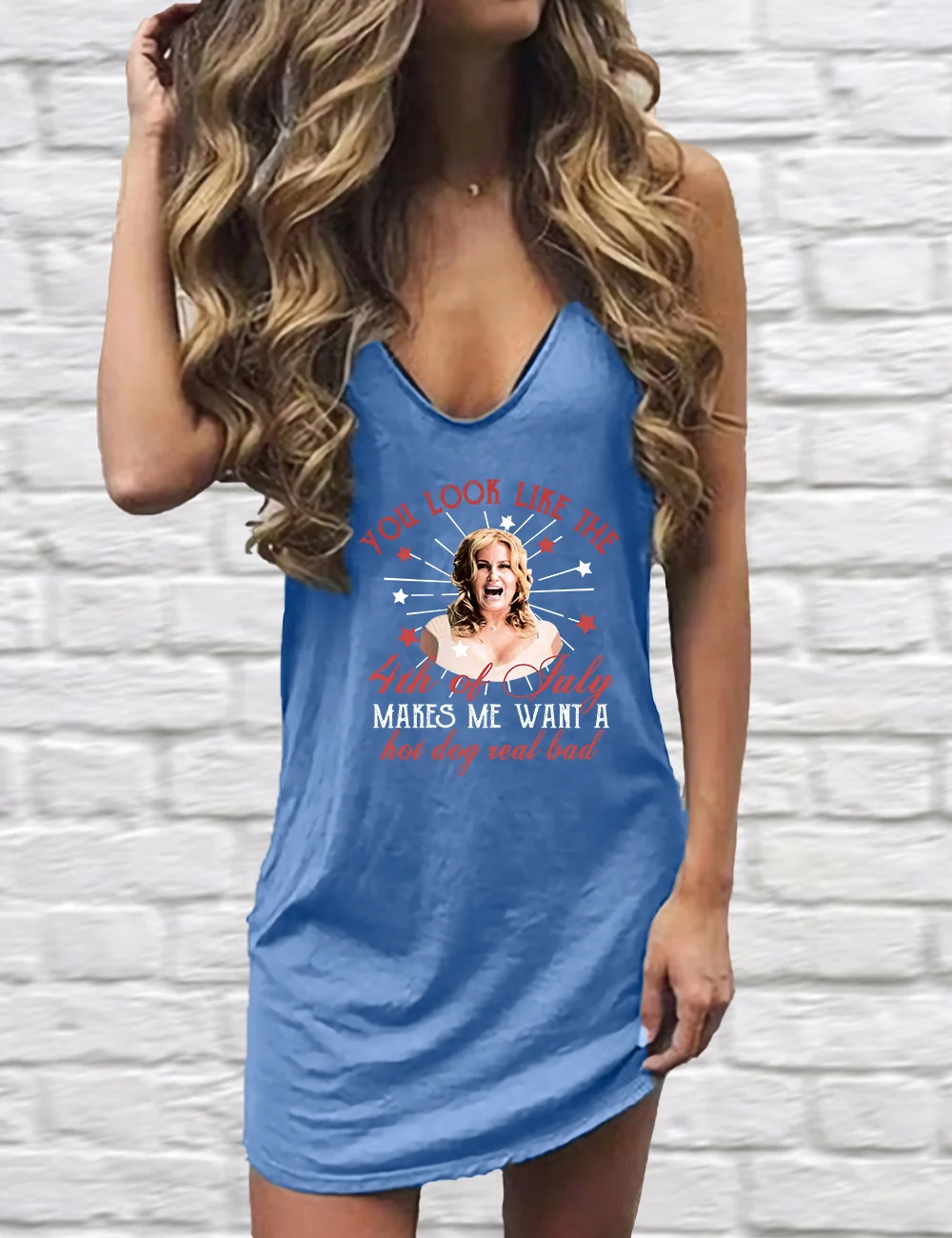 You Look Like the 4th of July Mini Dress