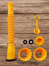 Gas Can Spout Replacement for Most 1/2/5/10 Gal Can (1 Set)