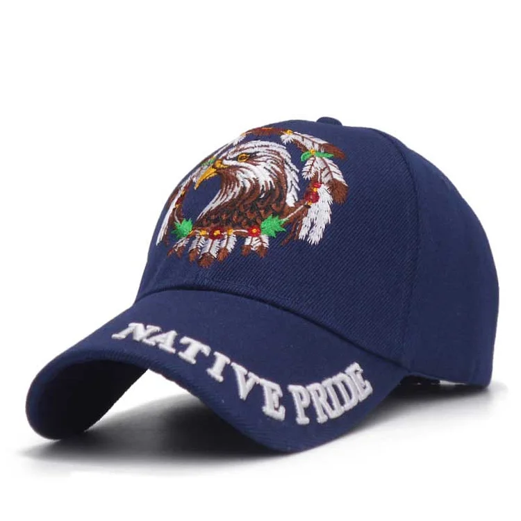 Native Pride Embroidered Eagle Men Baseball Cap Outdoor Sport Vogue Hats Unisex Tactical Caps For Men Casual Sun Army Hat