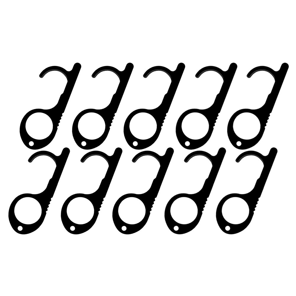 

10pcs Hygiene Hand Antimicrobial No Contact Press Elevator Tool Door Opener, 501 Original