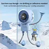 Multi-Functional Suction Cup Robot Fan Adjustable Wind Speed