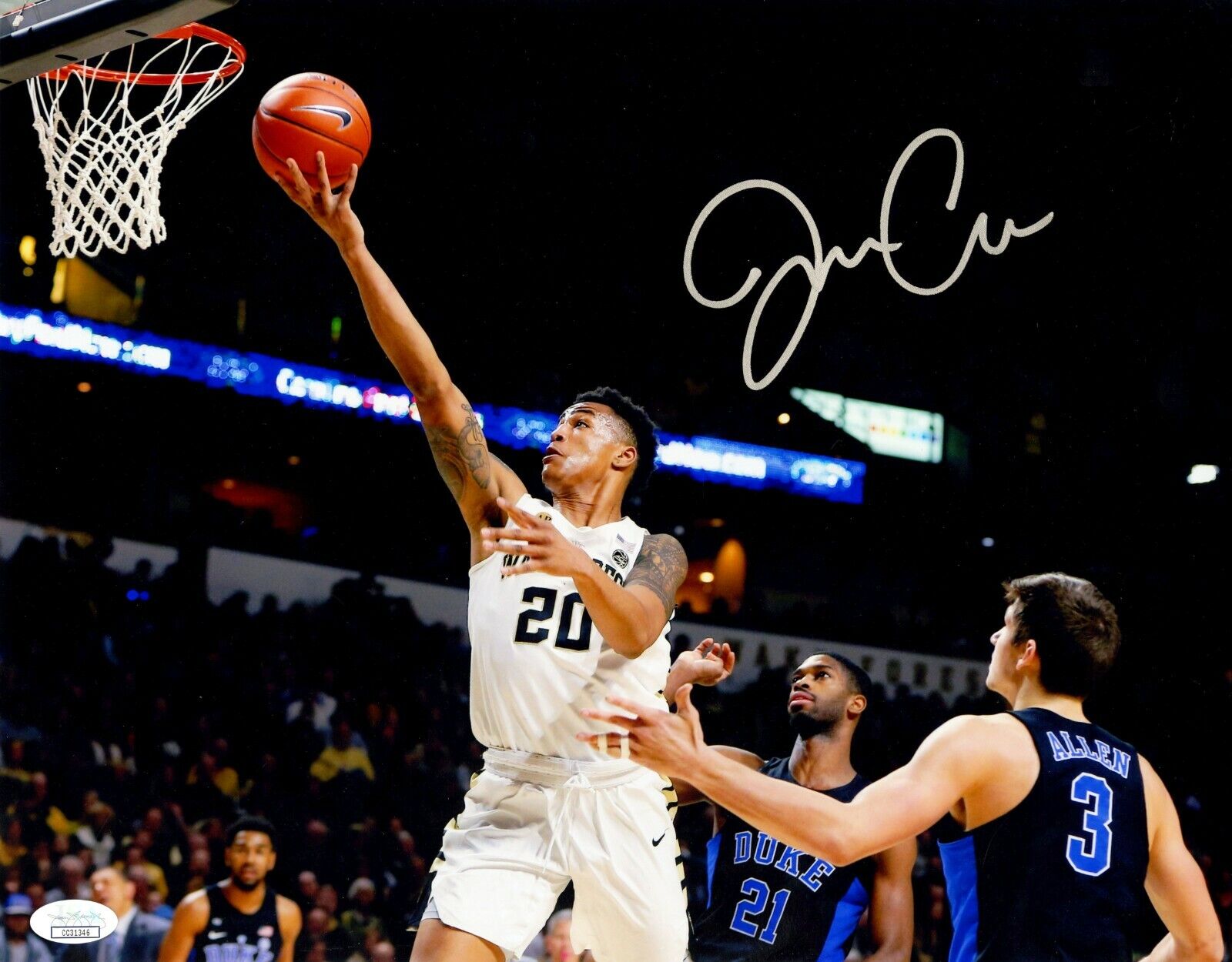 John Collins Signed 11x14 Photo Poster painting JSA COA Auto Autograph Signature RC Rookie Hawks