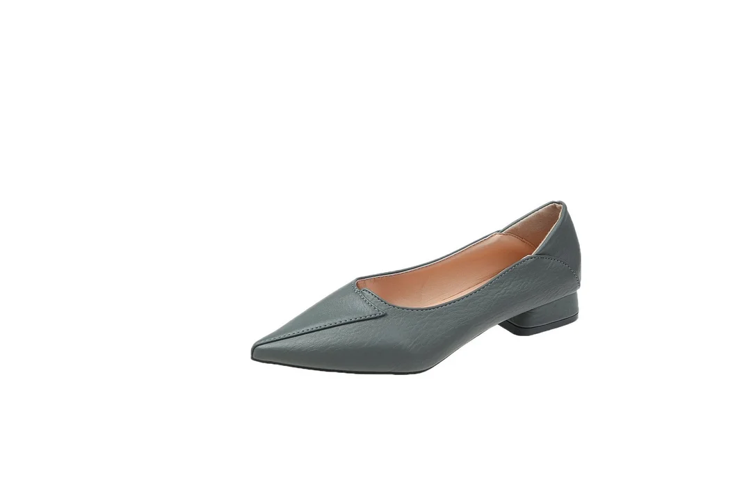 Breakj Breakj 2025 New Sharp Head Soft And Comfortable Simple Simple Pure Color Fashion Single Shoes Women