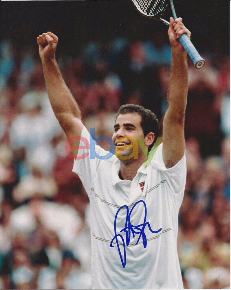 PETE SAMPRAS Autographed 8x10 signed Photo Poster painting reprint