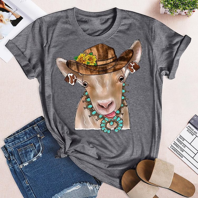 ANB - Goat Western Retro Tee-05798