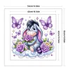 (Stamped/Counted) Eeyore Holding Flowers-11CT Cross Stitch 50*50cm