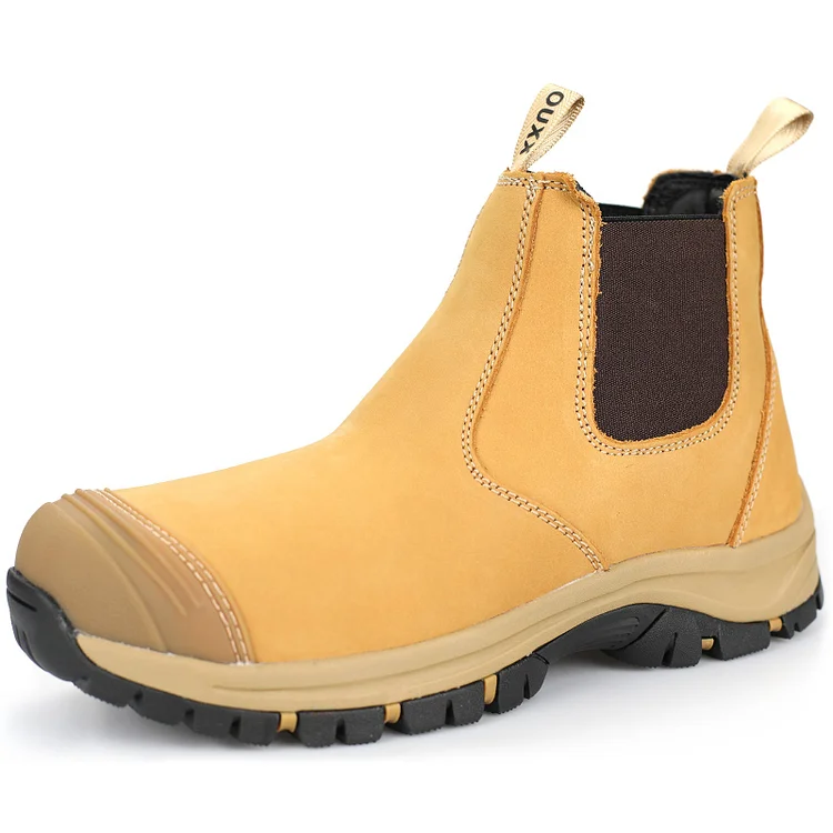 waterproof steel toe slip on boots
