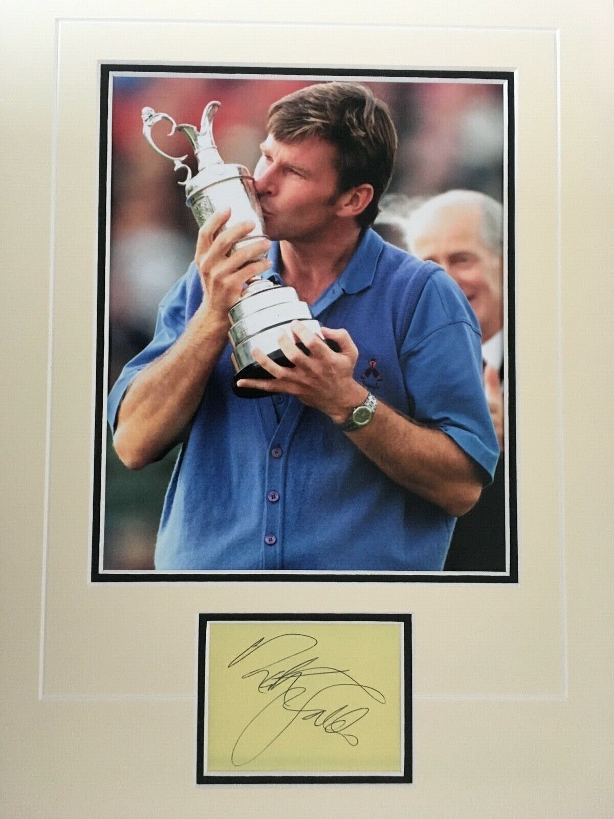 NICK FALDO - LEGENDARY BRITISH GOLFER - EXCELLENT SIGNED Photo Poster painting DISPLAY