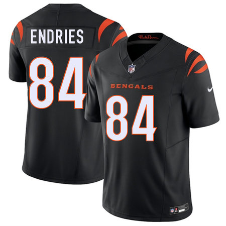 Men's Cincinnati Bengals #84 Jack Endries Black 2026 NFL Draft Vapor F.U.S.E. Limited Jersey