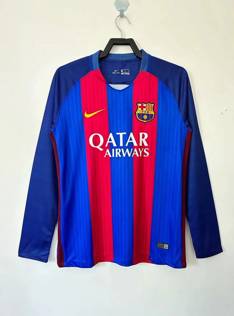 2016/2017 Barcelona Home Long Sleeve Jersey