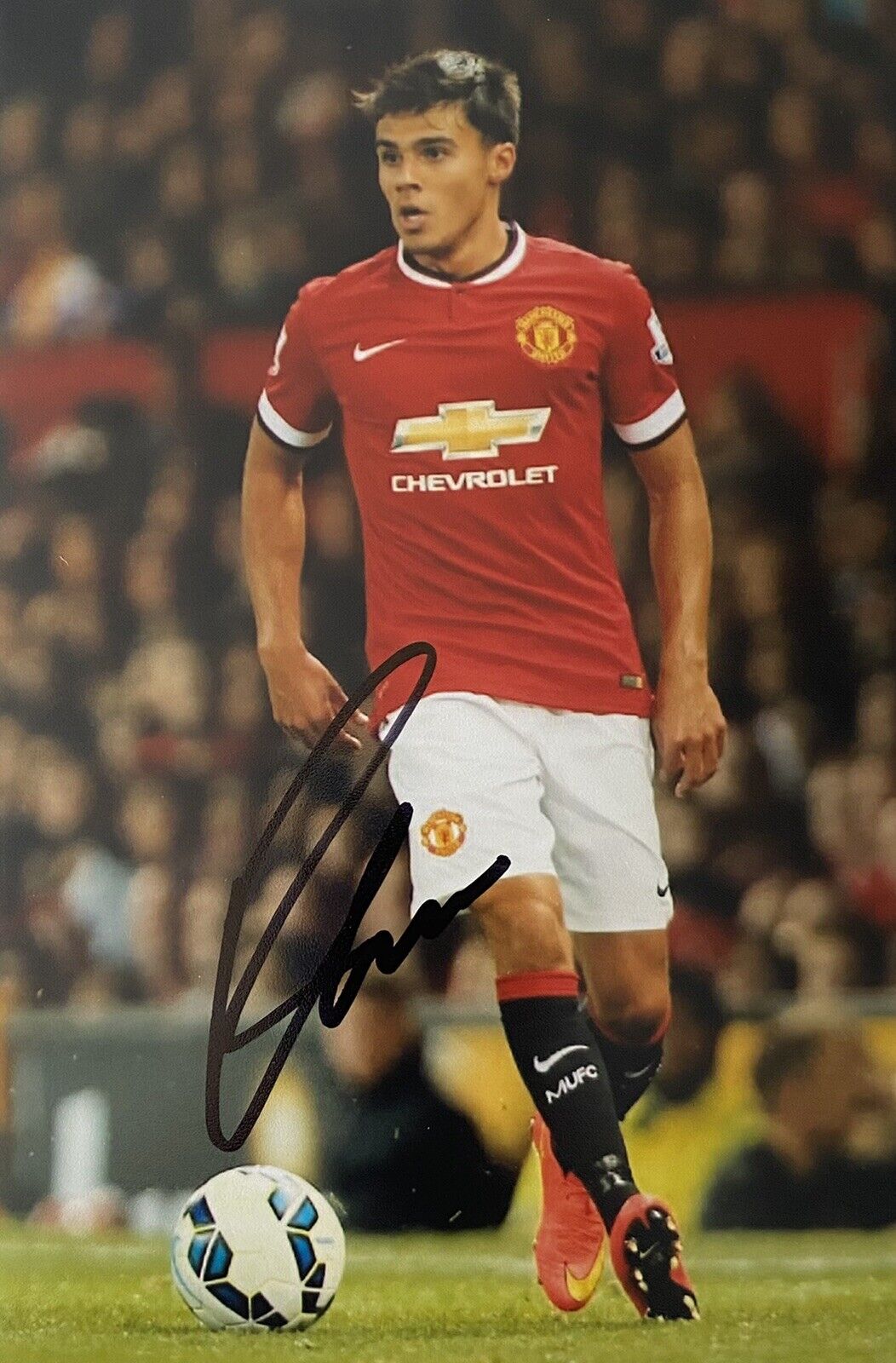 Reece James Genuine Hand Signed Manchester United 6X4 Photo Poster painting