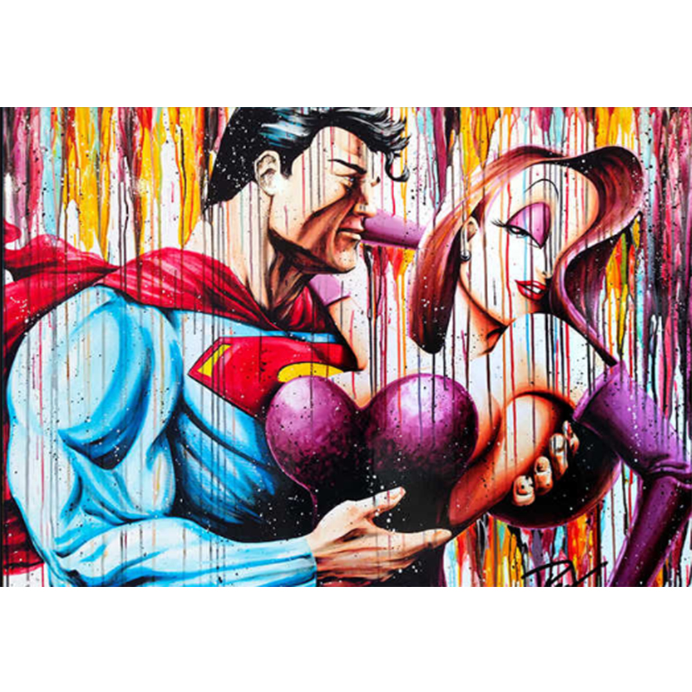 

40*50cm - Painting By Numbers - Animated Men, 501 Original