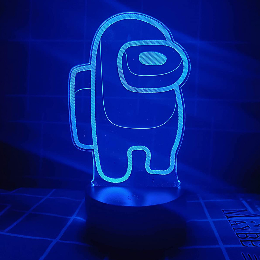 

Gaming 3D Nightlight LED Kids Bedroom Touch Sensor Colorful Lamp Decoration, 501 Original