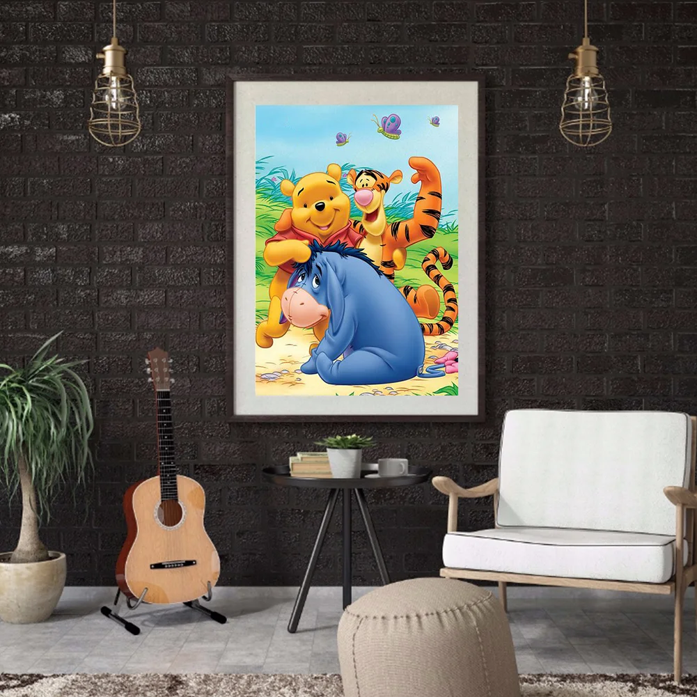 Diamond Painting - Full Round Drill - Winnie the Pooh(30*40cm)