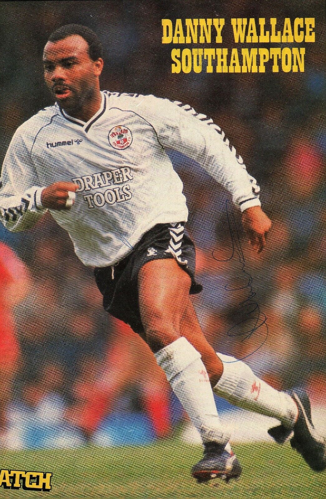 SOUTHAMPTON - FOOTBALL - DANNY WALLACE personally signed action pic 8 x 10