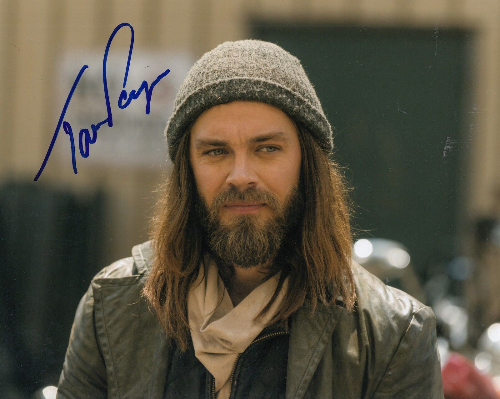 TOM PAYNE signed (THE WALKING DEAD) TWD 8X10 Photo Poster painting PROOF