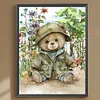 Diamond Painting -DIY Round Drill Cartoon Bear