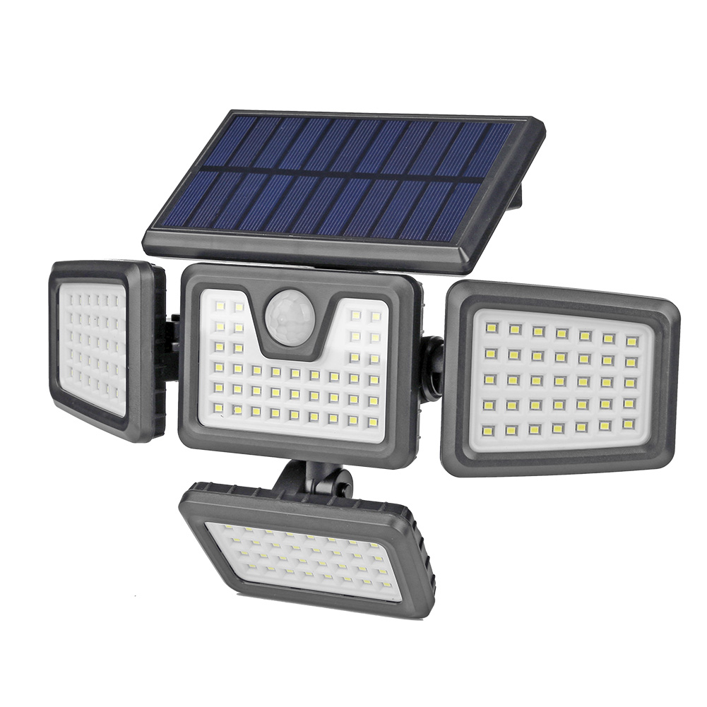 

141LED Solar Wall Light Four-Sided Lighting Outdoor Waterproof Street Lamp, 501 Original
