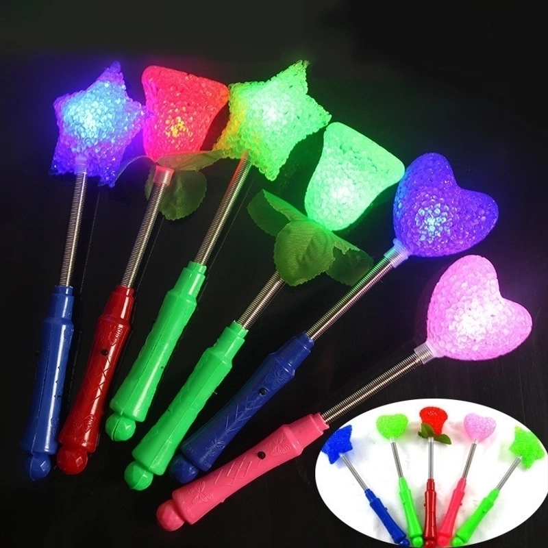 Rice Lamp Glow Stick Evening Party Light Stick Star Rod Particle Lamp Rocking Stick Rice Lamp Moving Head Rose Lamp2