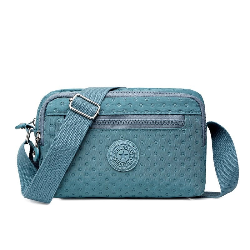 Washed Cloth Women’s Bag Shoulder Bag New Nylon Bag Casual Shoulder Crossbody Women’s Pouches Messenger Bag Water-Proof Bag