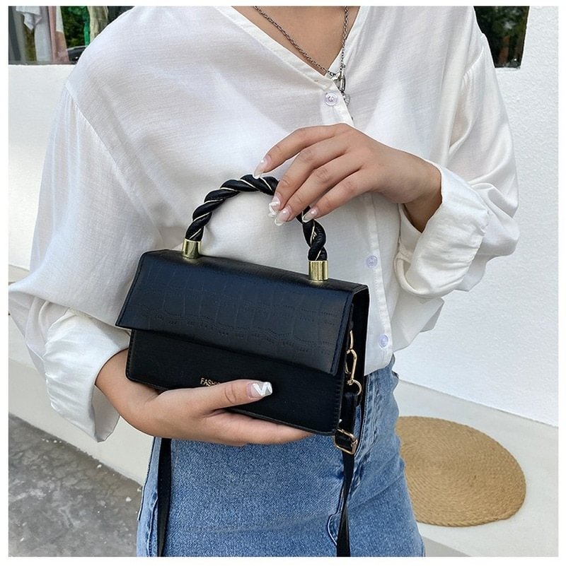 New Bags for Women 2022 New Luxury Handbags Casual Stone Prints Ladies Shoulder Bag Designer Quality Tote Crossbody Female Bag US Mall Lifes