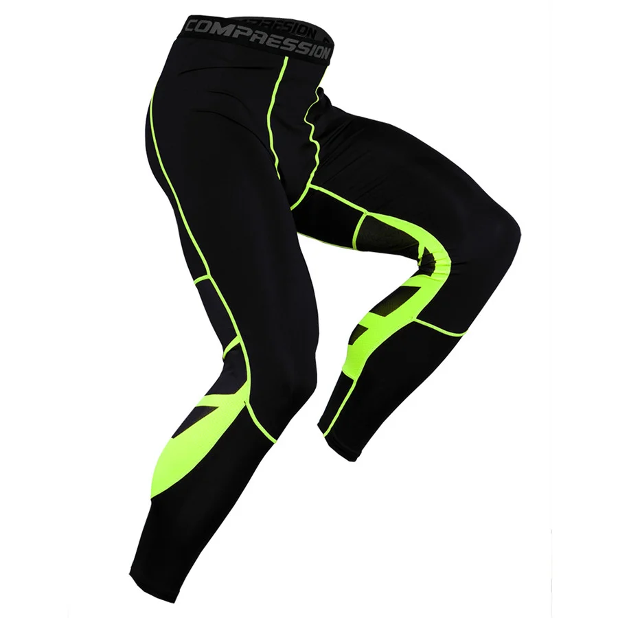 Uveng Running Tights Men Jogger Bodybuilding Sports Leggings Gym Compression Jogging Pants Long Trousers Sport Pants Men