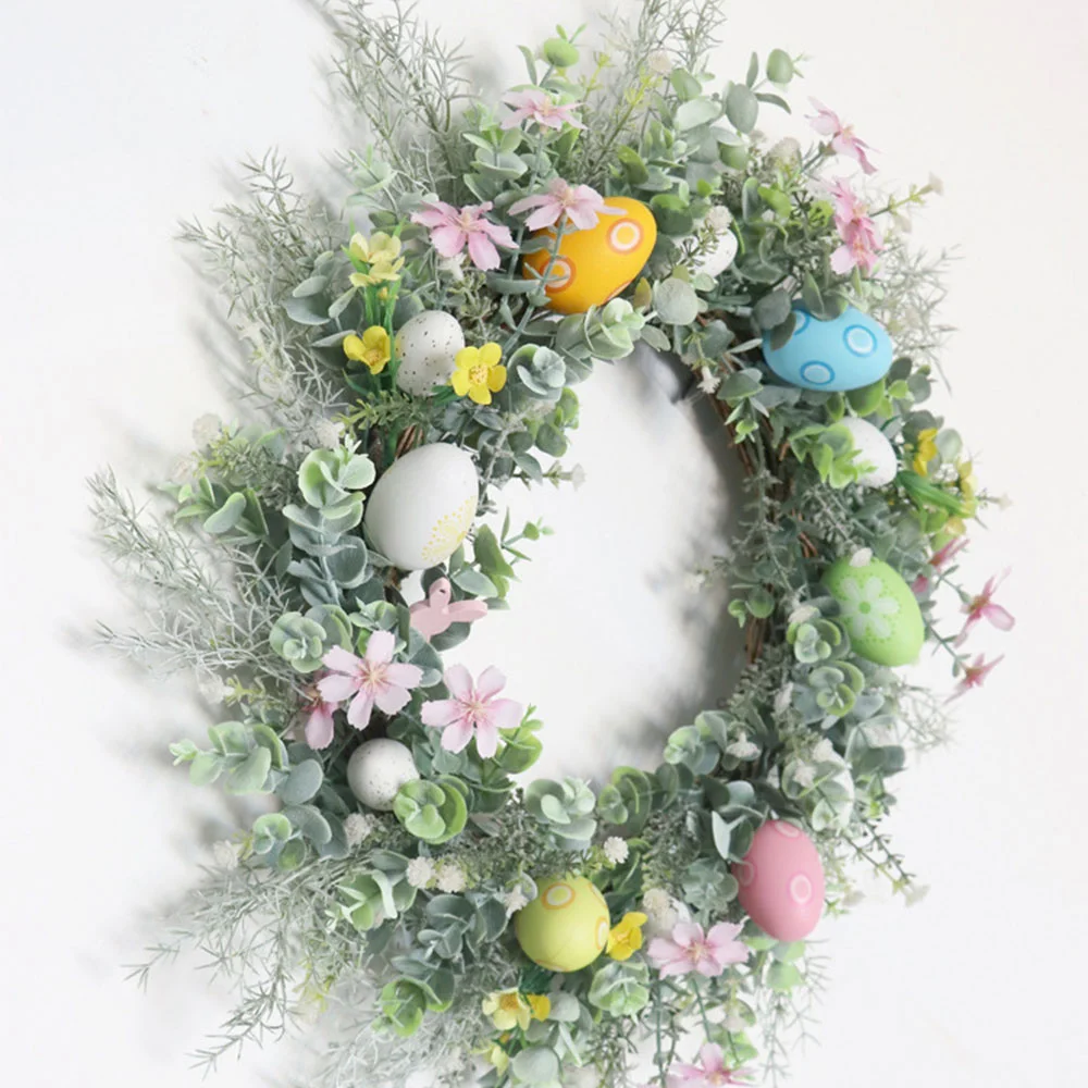 Easter Egg Decoration Simulation Plant Wreath