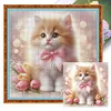 (Multi-Style) Flowers Cats-11CT Stamped Cross Stitch 50*50cm/19.69*19.69in tapestrymarket