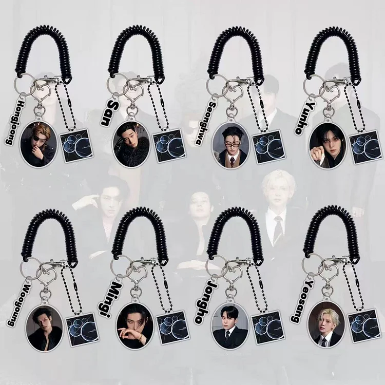 Ateez Golden Hour Part 4 Members Album Keychain
