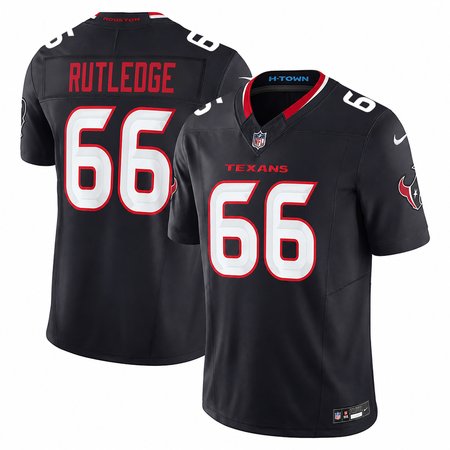 Men's Houston Texans #66 Keylan Rutledge Navy 2026 NFL Draft Vapor F.U.S.E. Limited Jersey